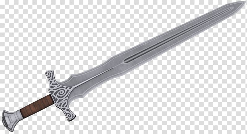 The Elder Scrolls V: Skyrim Sword, Sword transparent background PNG clipart