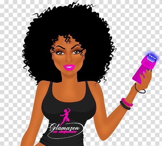 Electroshock weapon Afro Hair coloring Black hair Safe, self defense transparent background PNG clipart