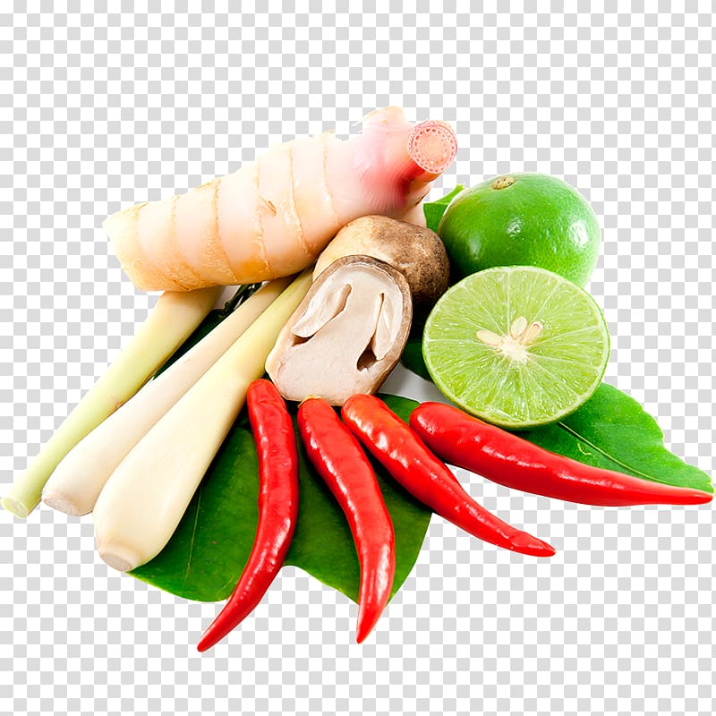 red peppers, Thai cuisine Asian cuisine Thai curry Ingredient Kaffir lime, others transparent background PNG clipart