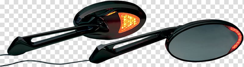 Light-emitting diode Mirror Blinklys Custom motorcycle, LED Illuminated Mirror transparent background PNG clipart