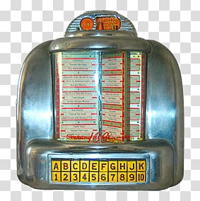 gray and yellow cordless device, Jukebox Table Remote transparent background PNG clipart