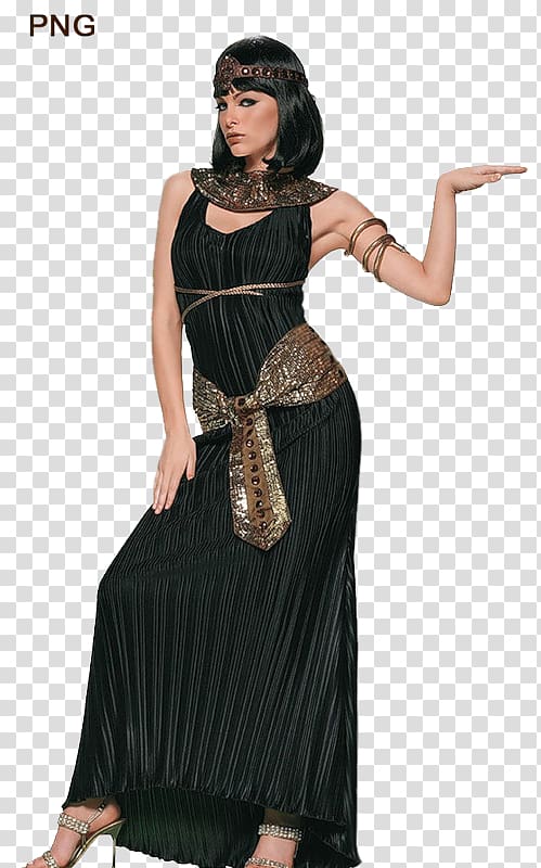 Cleopatra Costume party Clothing Dress, dress transparent background PNG clipart