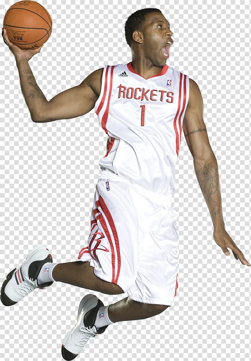 Tracy McGrady Houston Rockets Basketball player Jersey, basketball transparent background PNG clipart