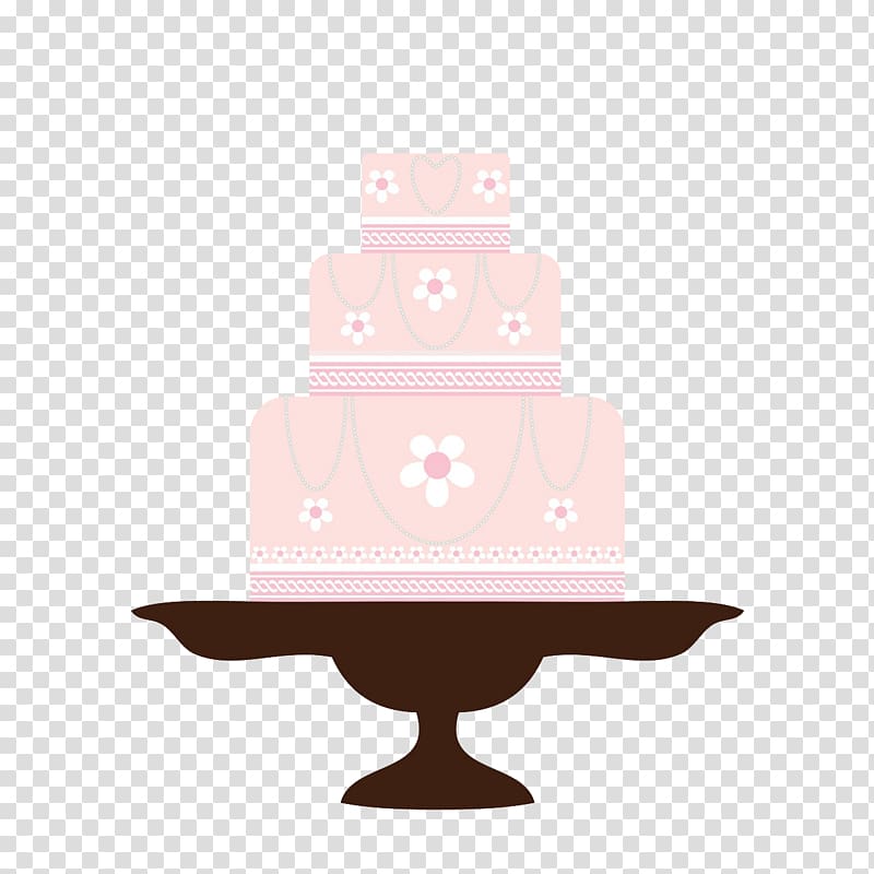 Wedding cake Fruitcake Cupcake Birthday cake, Pink cake transparent background PNG clipart