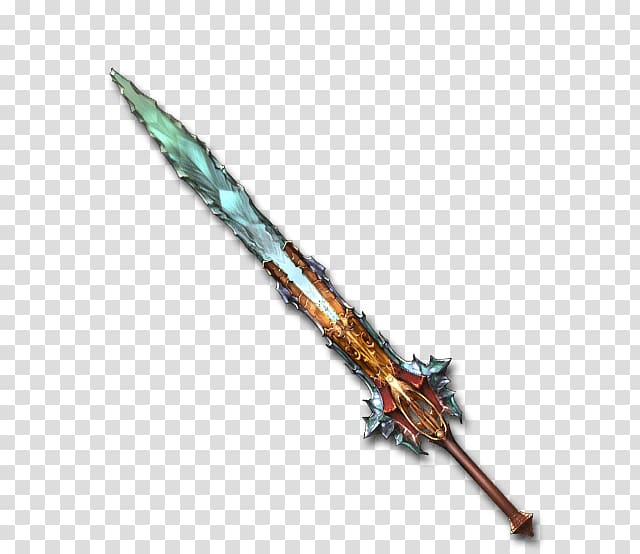 Granblue Fantasy Sword Weapon Joyeuse Katana, Sword transparent background PNG clipart