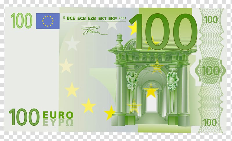 100 Euro banknote, 100 euro note Euro banknotes , 100 Frame transparent background PNG clipart