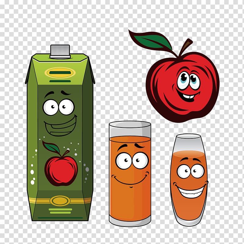 Tomato juice Apple juice, cartoon juice transparent background PNG clipart
