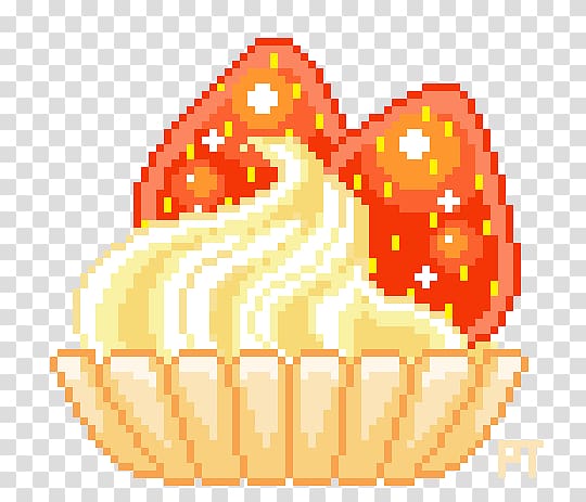 Tart Pixel art, pixel art food transparent background PNG clipart