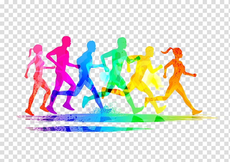 Stained group runners buckle creative hd free transparent background ...