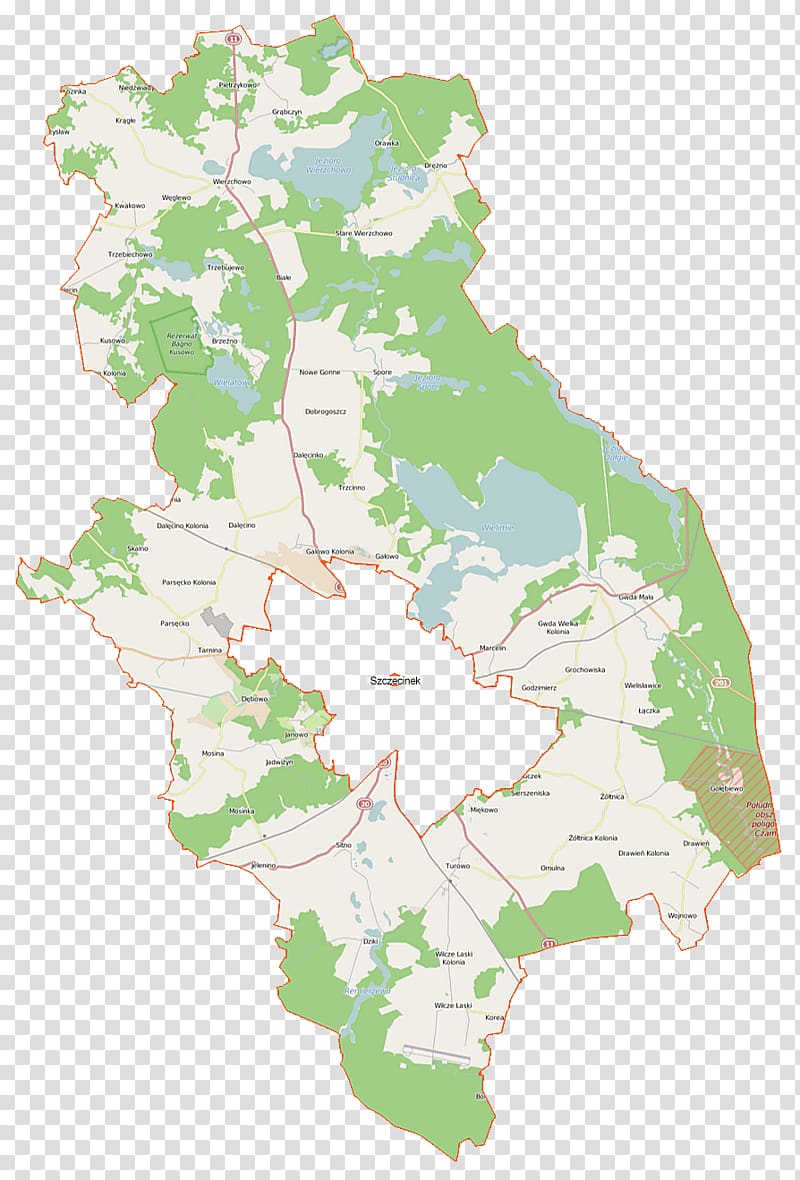 Skotniki, Szczecinek County Spotkanie Krasnobrzeg, West Pomeranian Voivodeship Map, transparent background PNG clipart