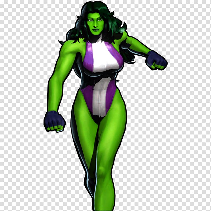 She-Hulk Marvel vs. Capcom 3: Fate of Two Worlds Betty Ross, She Hulk transparent background PNG clipart
