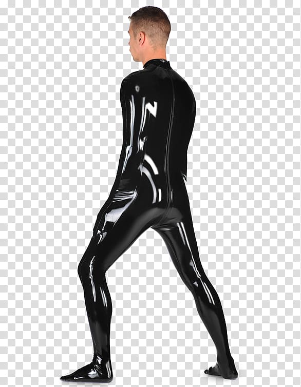 Wetsuit LaTeX Spandex, latex catsuit collar transparent background PNG clipart