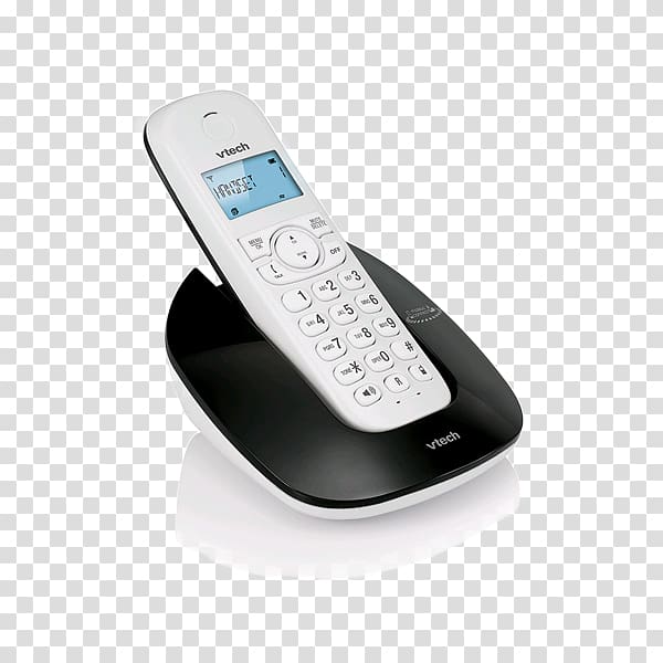 VTech Cordless telephone Mobile Phones Panasonic Linc2Cell KX-TGE47, Digital Enhanced Cordless Telecommunications transparent background PNG clipart