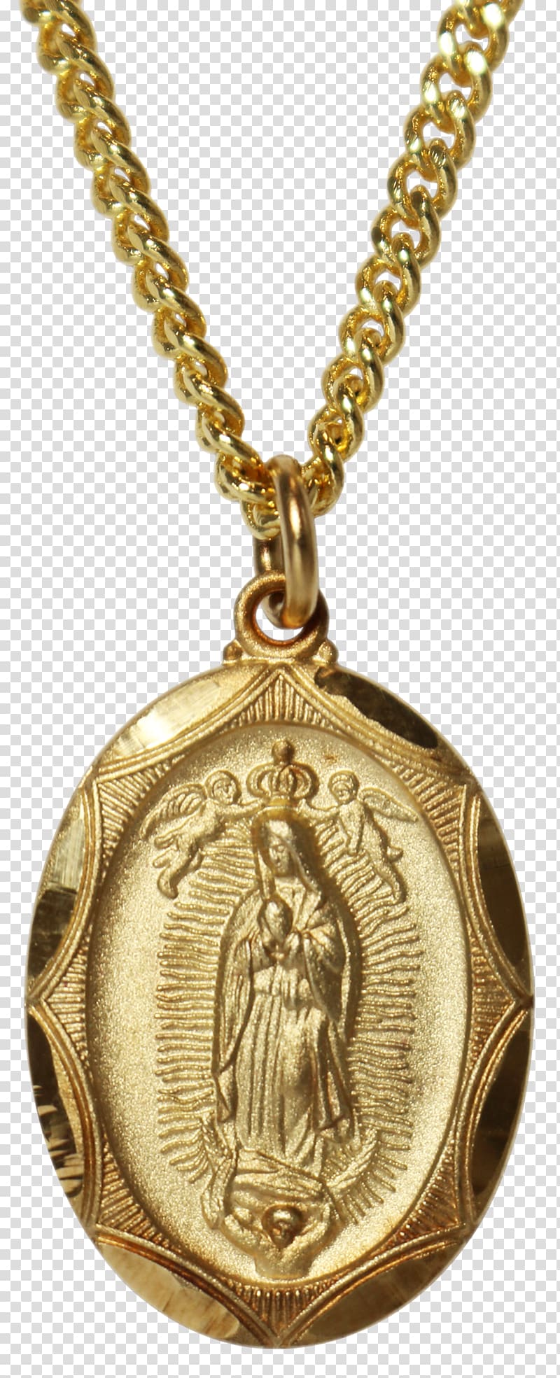 18k Gold Filled Our Lady Of Guadalupe Heart Neckla | Heart necklace,  Necklace, Heart chain