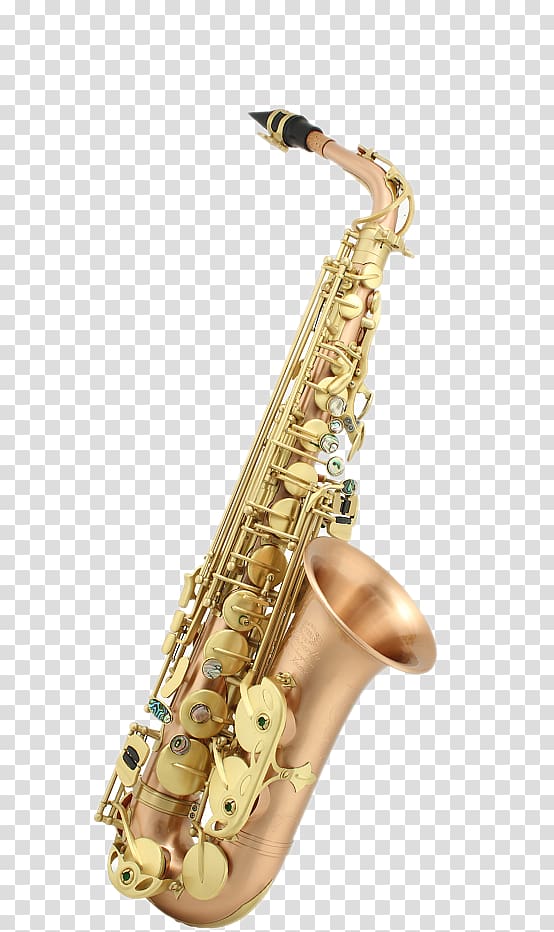 Baritone saxophone Musical instrument Wind instrument, Drawing gold and copper saxophone transparent background PNG clipart