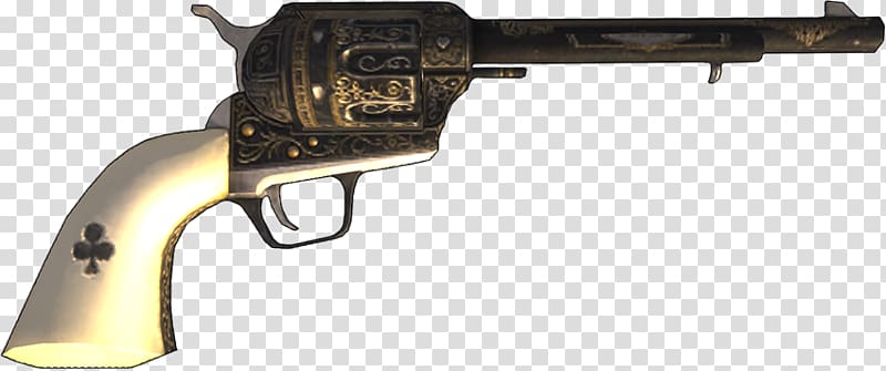 Trigger Fallout: New Vegas Revolver Firearm .357 Magnum, others transparent...