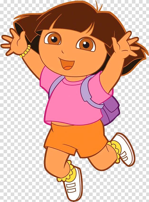 Dora the Explorer Caitlin Sanchez YouTube Cartoon , animated characters transparent background PNG clipart