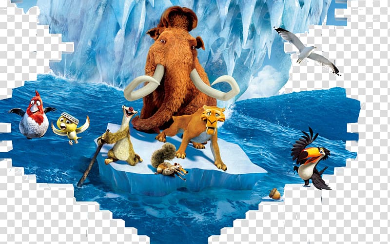 Scrat Manfred Sid Ice Age Film, Ice Age transparent background PNG clipart