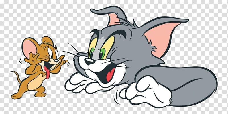 Tom Cat Jerry Mouse Nibbles Tom and Jerry in Fists of Furry, tom and jerry transparent background PNG clipart