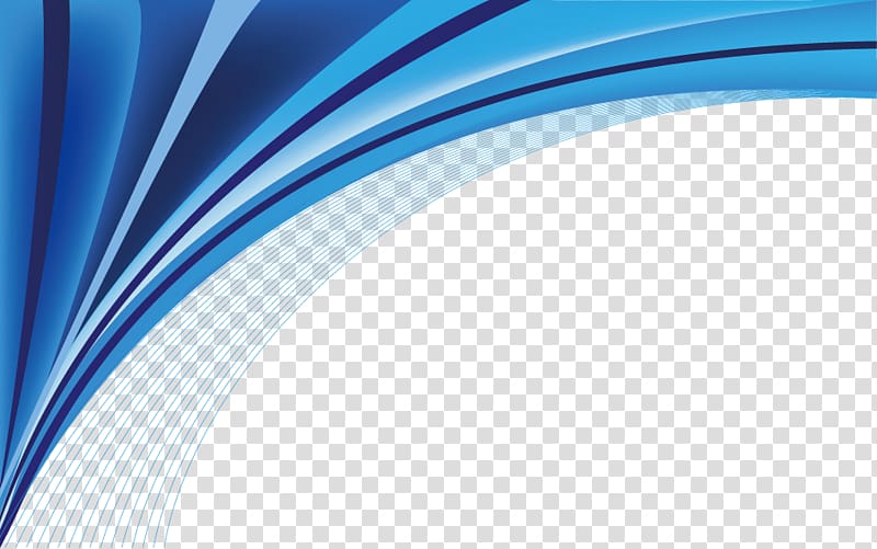 Blue Curve transparent background PNG cliparts free download