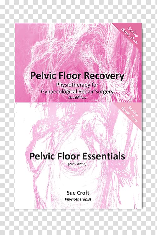 Pelvic Floor Recovery: A Physiotherapy Guide for Gynaecological Repair Surgery Book, design transparent background PNG clipart