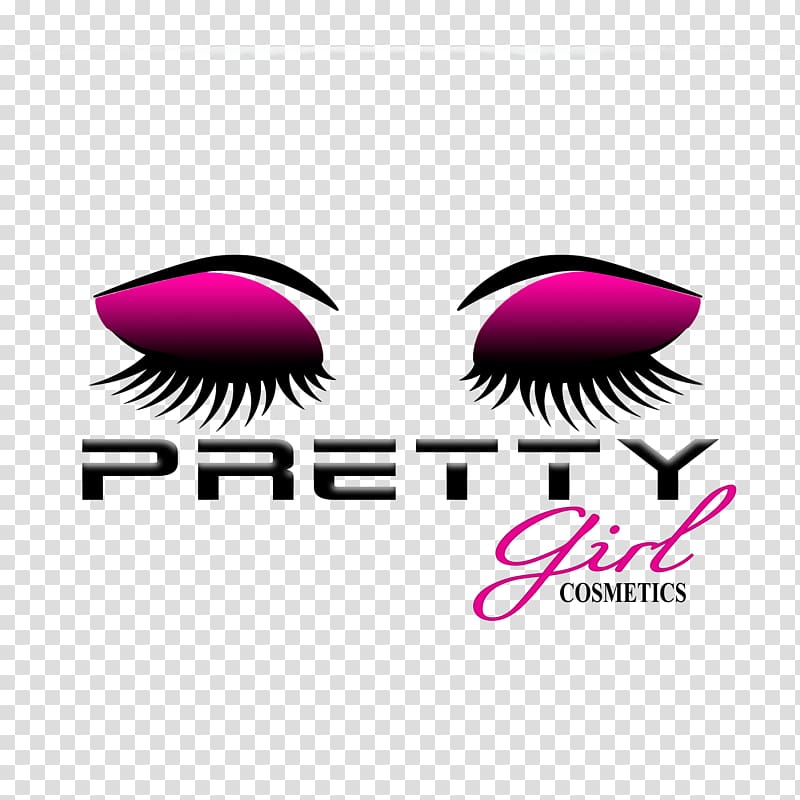 Cosmetics Logo Woman Girl, eyelashes transparent background PNG clipart