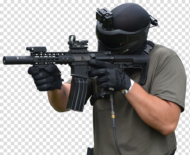 Airsoft Ocala Firearm Assault rifle Gun, assault rifle transparent background PNG clipart