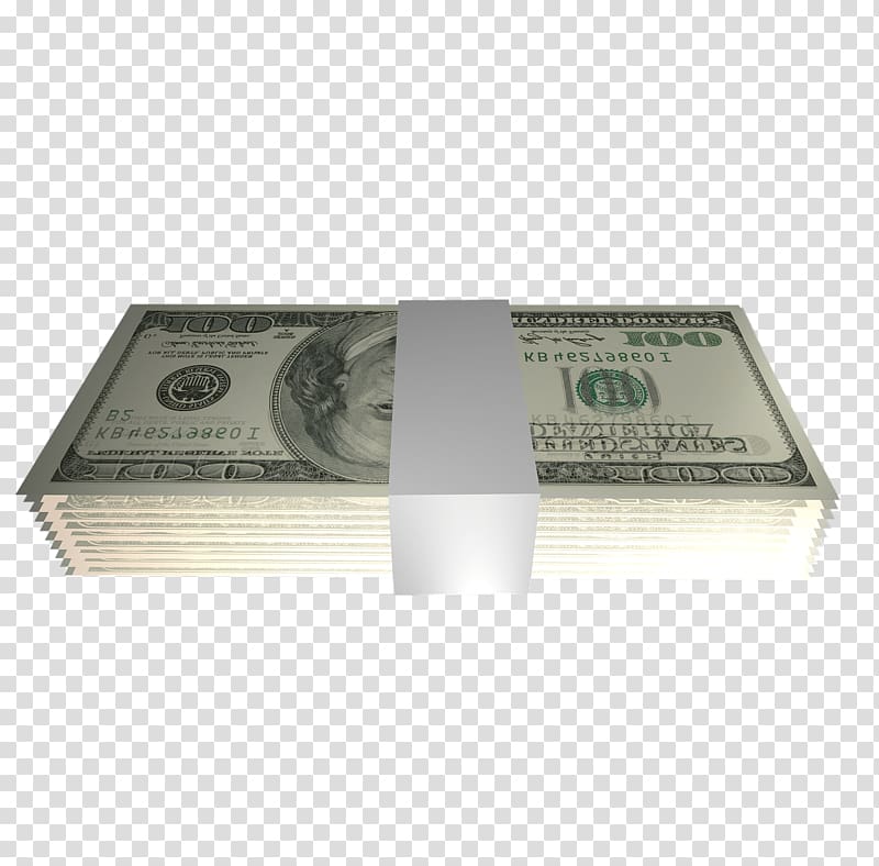 100 US dollar banknote, Pack Of Dollar Bills transparent background PNG clipart