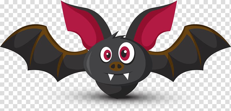 Eye Euclidean , Cute cartoon bats transparent background PNG clipart