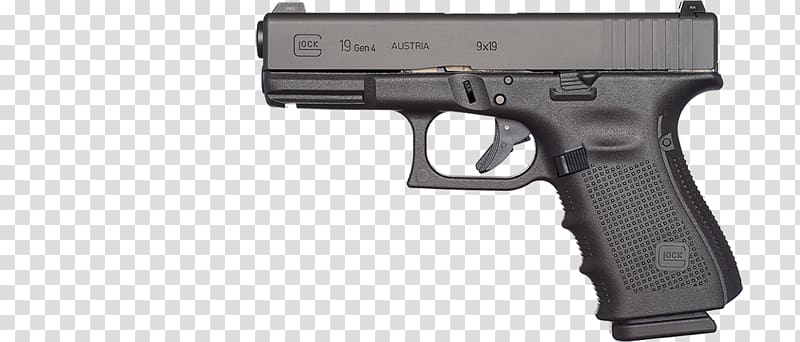 GLOCK 17 9×19mm Parabellum Semi-automatic pistol, weapon transparent background PNG clipart