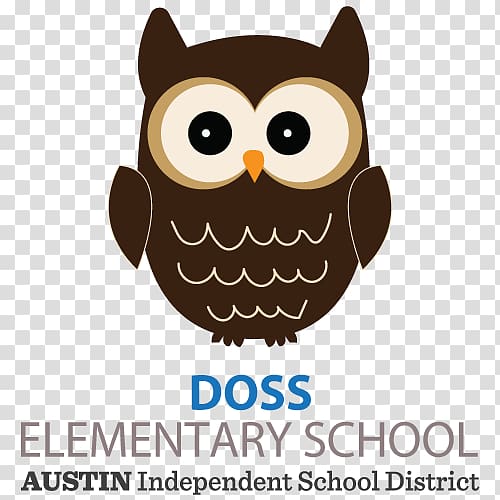 Doss Elementary School Owl Logo, allison becker transparent background PNG clipart