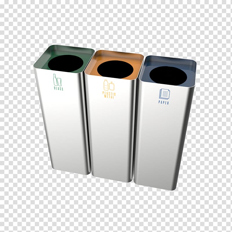 Rubbish Bins & Waste Paper Baskets Recycling bin, metal powder english transparent background PNG clipart