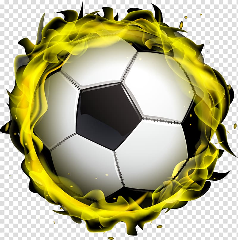 Football, flame football transparent background PNG clipart