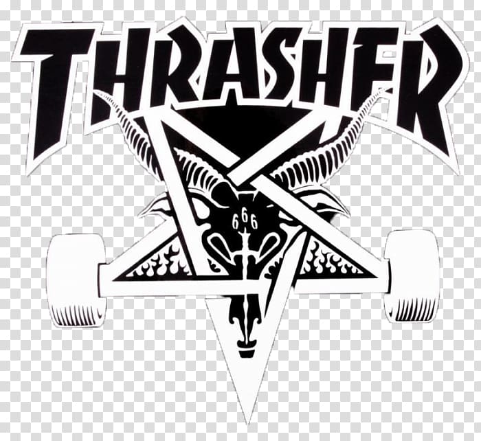 Thrasher skateboard outlet magazine logo