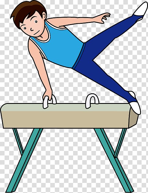 Artistic gymnastics Pommel Horses Gymnastics in India , gymnastics transparent background PNG clipart