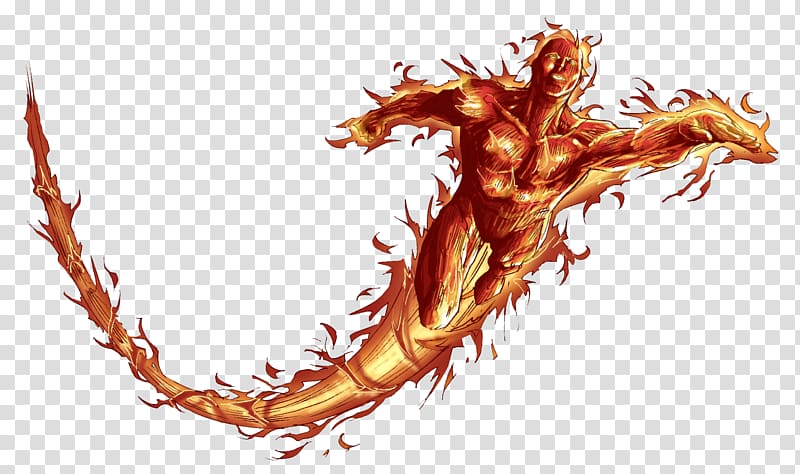 Human Torch Invisible Woman , Human Torch Hd transparent background PNG clipart