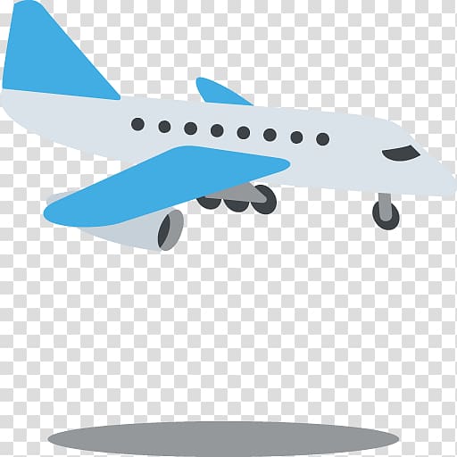 Airplane Emoji iPhone Air Transportation Text messaging, aeroplane transparent background PNG clipart