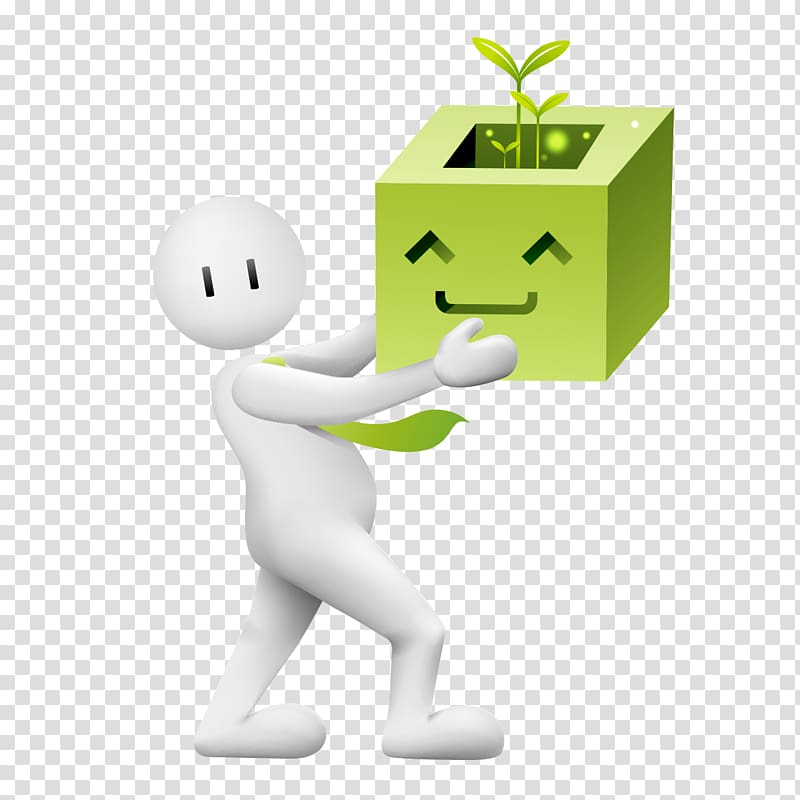 , Green smiley face carton material transparent background PNG clipart