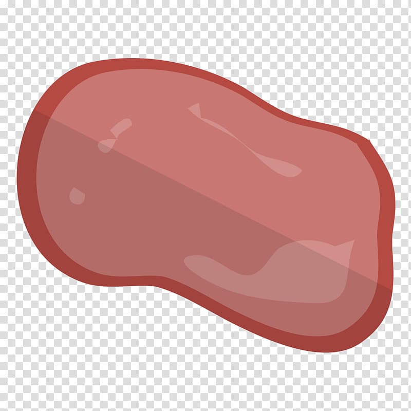 Red Mouth Font, Gray bacon meat transparent background PNG clipart