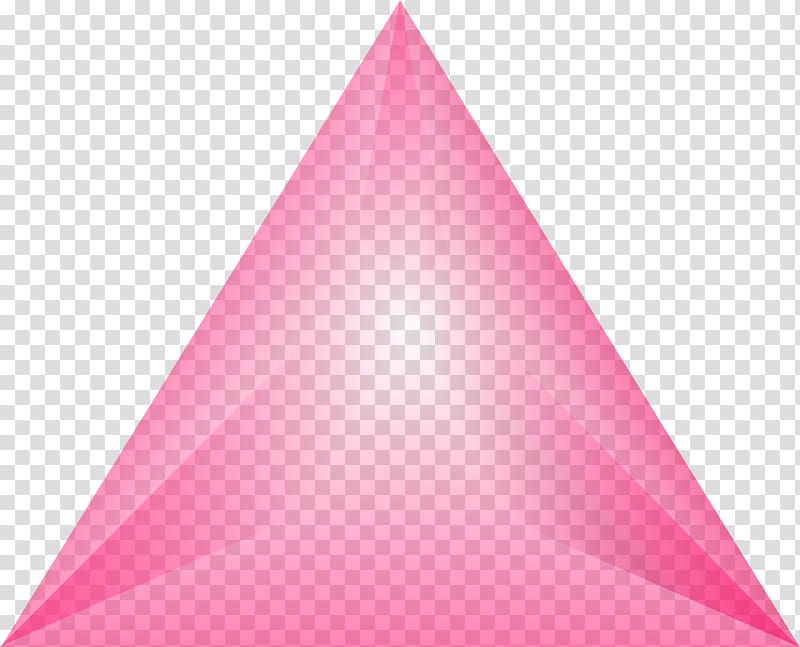 Pink triangle Chokhmah Keter Tiferet, TRIANGLE transparent background PNG clipart