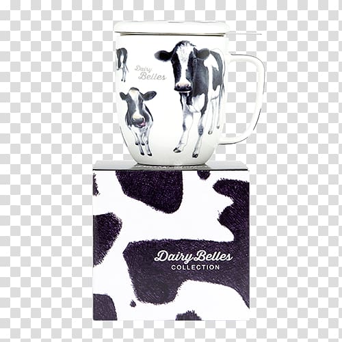 Tea Mug Infuser Coffee Bone china, Holstein Friesian Cattle transparent background PNG clipart