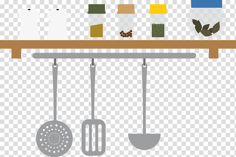 Kitchen utensil Shelf Kitchenware, Kitchen Shelves transparent background PNG clipart