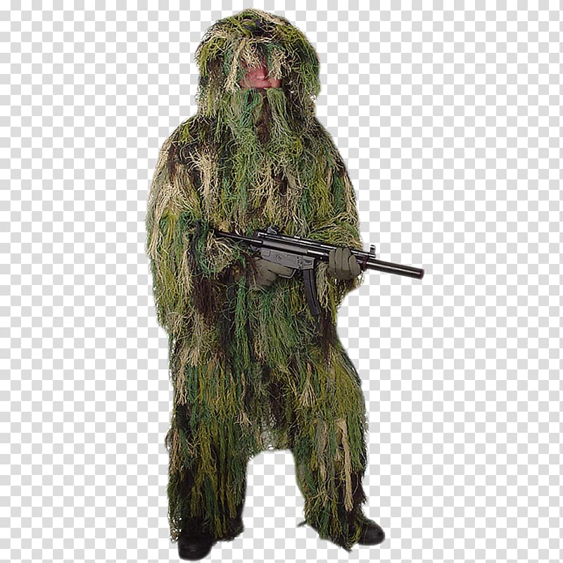 Ghillie Suits Military camouflage U.S. Woodland, CAMOUFLAGE transparent background PNG clipart