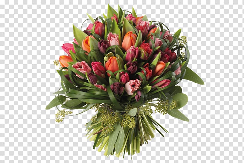 Tulipa gesneriana Flower bouquet , Tulips transparent background PNG clipart