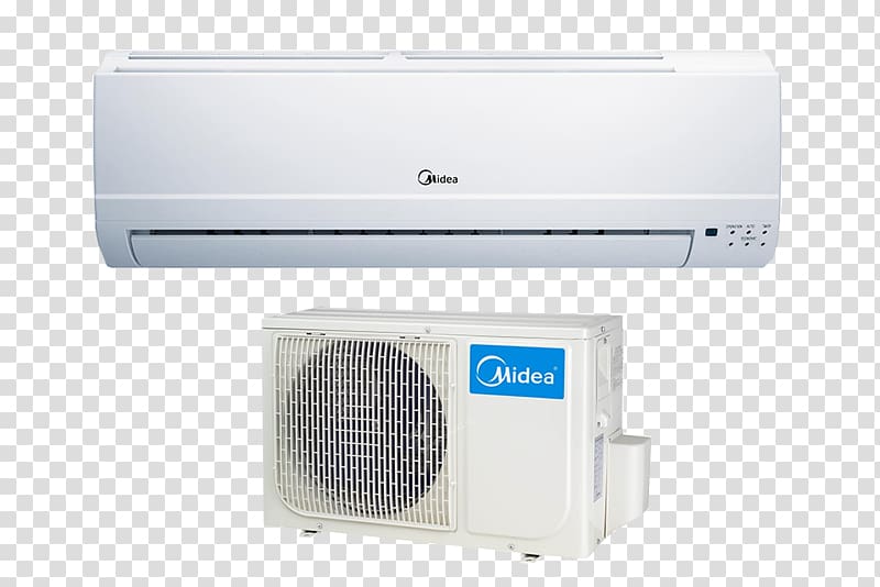 Electronics Multimedia Air conditioning, midea transparent background PNG clipart