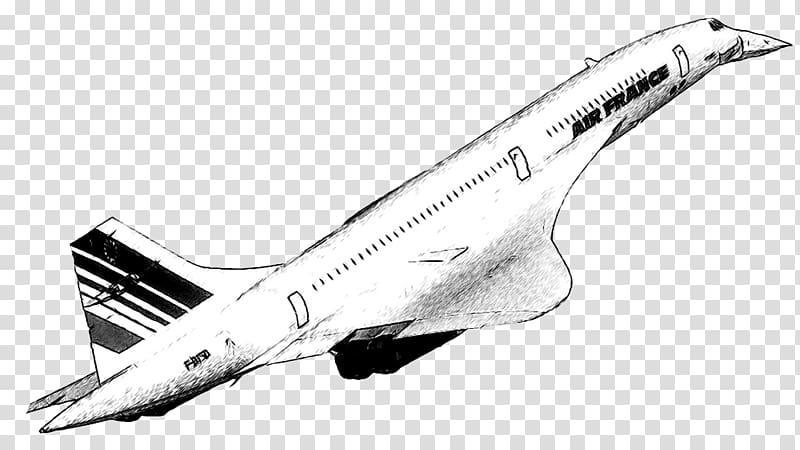 Concorde Airplane Supersonic aircraft Consultant, airplane transparent background PNG clipart