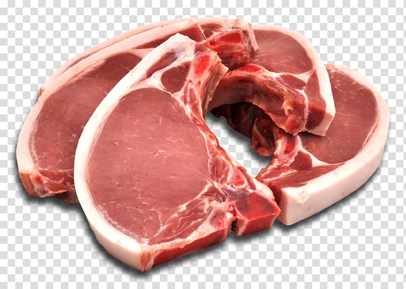 Domestic pig Ham Pork Spare ribs Meat, ham transparent background PNG clipart