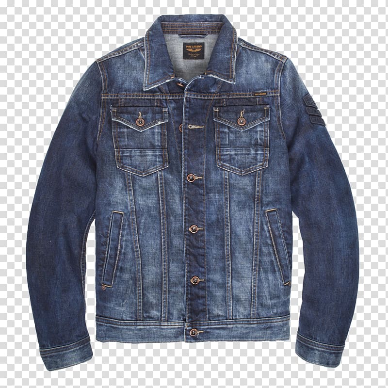Jean jacket Coat Leather jacket Denim, jacket transparent background PNG clipart
