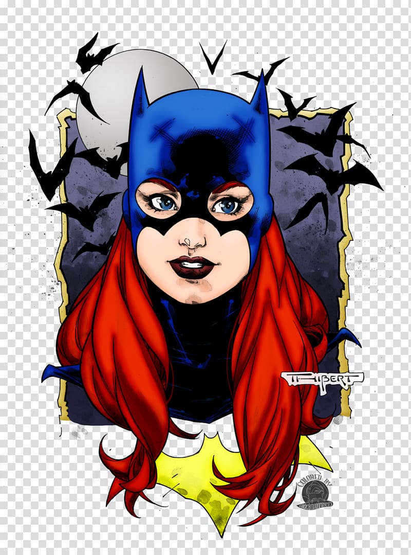 Barbara Gordon Batgirl Batman Art Superhero, batgirl transparent background PNG clipart