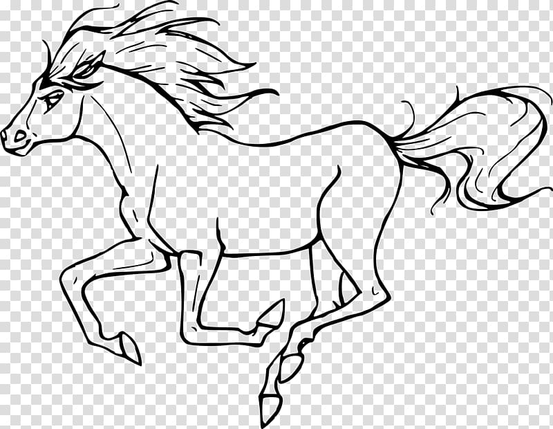 Mustang Coloring book Pony Equestrian Adult, mustang transparent background PNG clipart